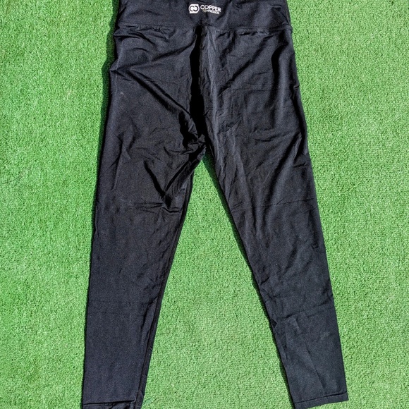 Copper Infused Mens Support Compression Base-Layer Performance Tights Large New - Picture 4 of 6